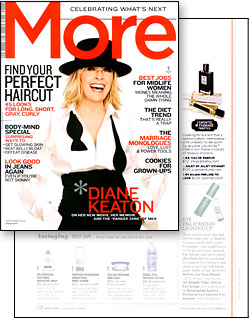 More Magazine November 22009, Beauty News features Juliet Prefume.